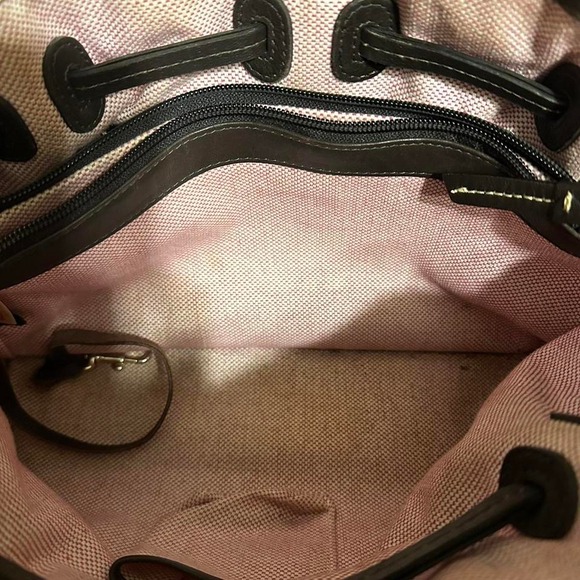 Brown and tan leather giraffe Dooney and bourke - Picture 6 of 7